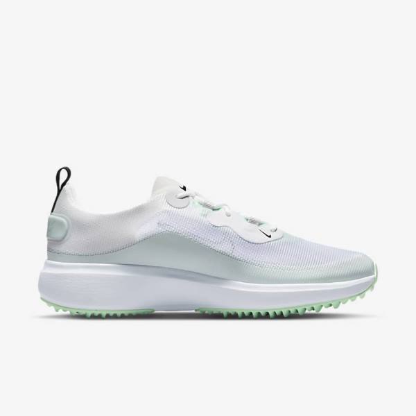 Nike Ace Summerlite Ženske Cipele za golf Bijele Platine Menta Crne | NK864CHQ