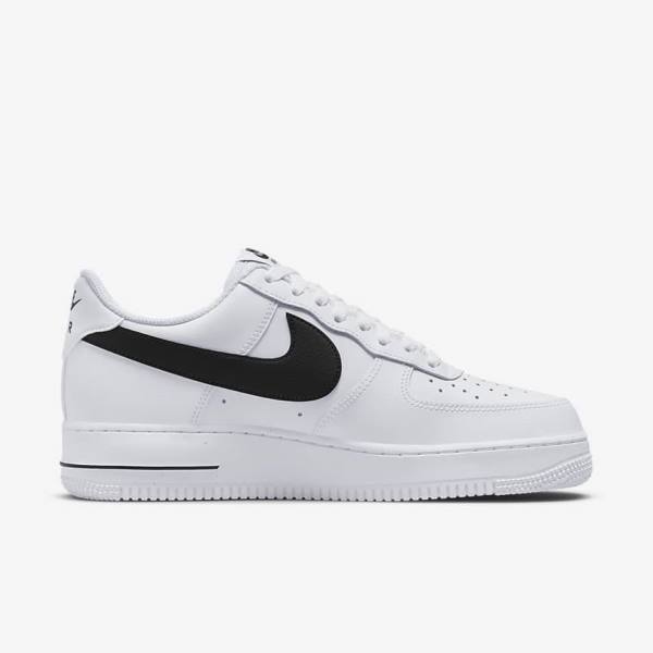 Nike Air Force 1 07 Muške Tenisice Bijele Crne | NK651KAM