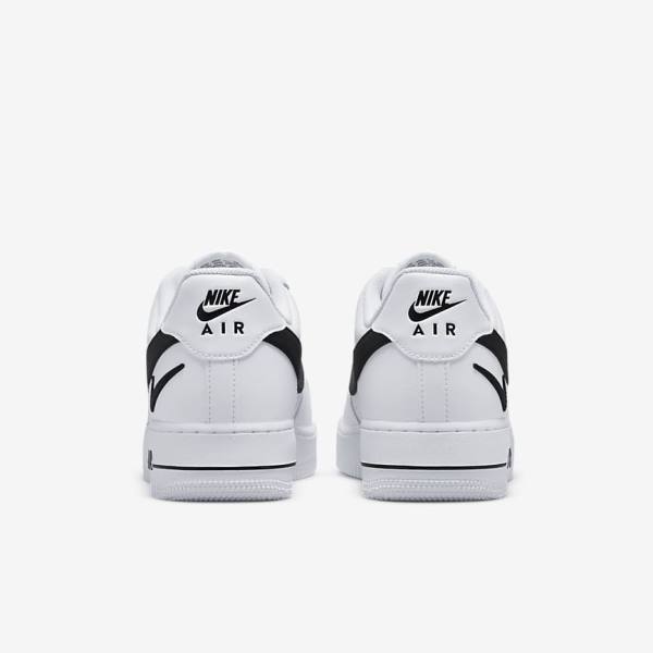 Nike Air Force 1 07 Muške Tenisice Bijele Crne | NK651KAM