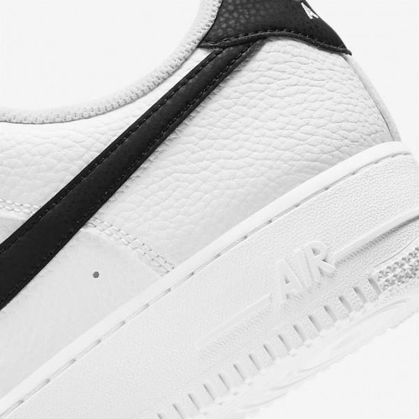 Nike Air Force 1 07 Muške Tenisice Bijele Crne | NK804COZ