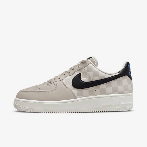 Nike Air Force 1 07 QS Muške Tenisice Krem Crne Crne | NK368ZYH