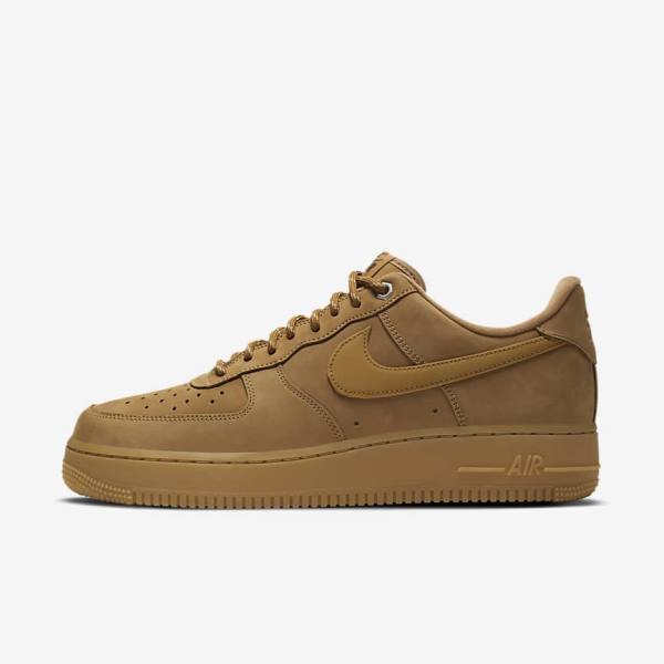 Nike Air Force 1 07 WB Muške Tenisice Svijetlo Smeđe Crne | NK457KMV