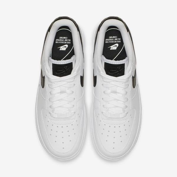 Nike Air Force 1 07 Ženske Tenisice Bijele Crne Bijele | NK659SPW