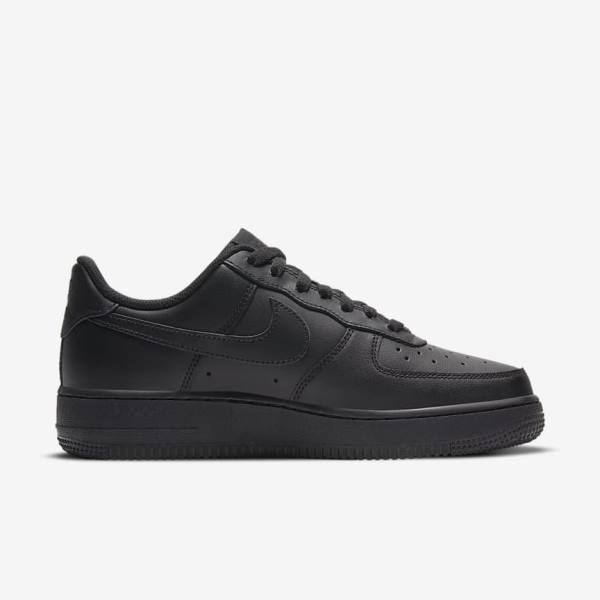 Nike Air Force 1 07 Ženske Tenisice Crne | NK934BOK