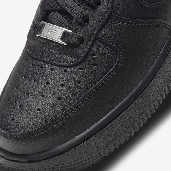 Nike Air Force 1 07 Ženske Tenisice Crne | NK934BOK