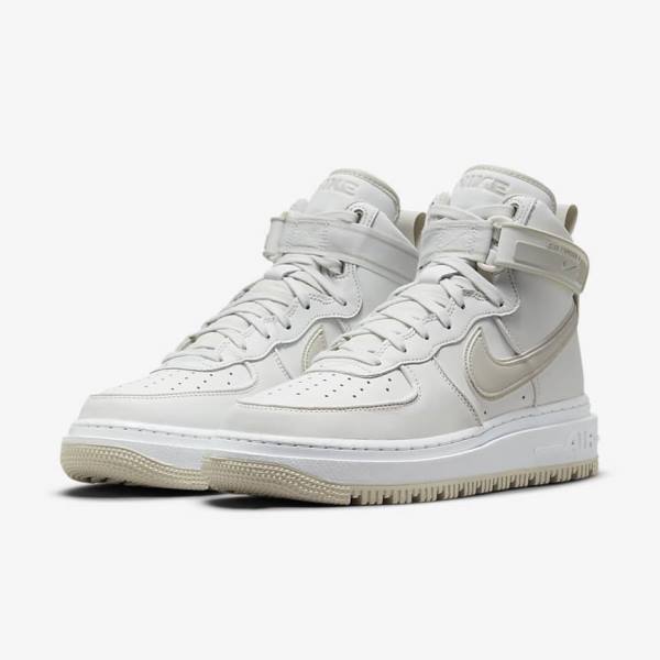 Nike Air Force 1 Boot Muške Tenisice Bijele Svijetlo Bež | NK297UWC