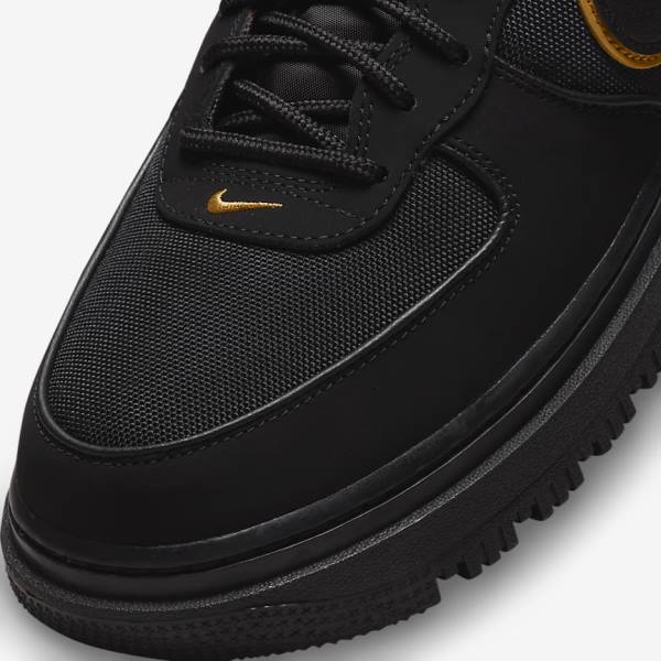 Nike Air Force 1 Boot Muške Tenisice Crne Smeđe Zlatne | NK023KYQ