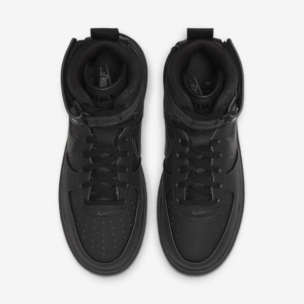 Nike Air Force 1 Boot Muške Tenisice Crne Tamno Sive Bijele | NK489IVO