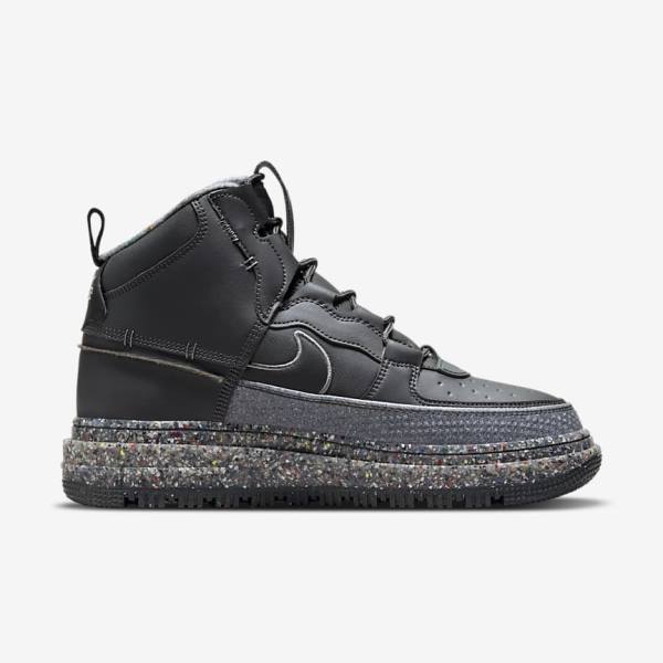 Nike Air Force 1 Boot Muške Tenisice Tamno Sive Crne | NK750USD