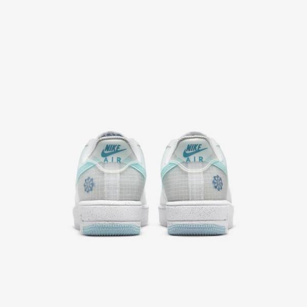 Nike Air Force 1 Crater Older Dječje Tenisice Bijele Plave | NK370NLS