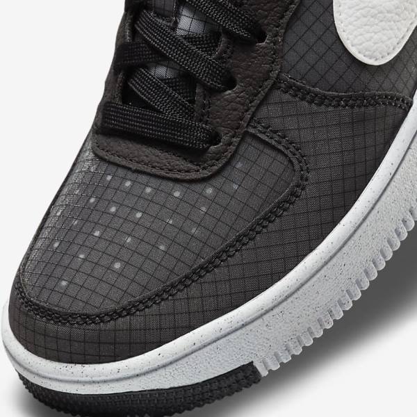 Nike Air Force 1 Crater Older Dječje Tenisice Crne Bijele | NK532NIW