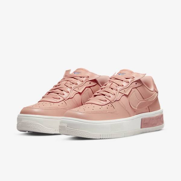 Nike Air Force 1 Fontanka Ženske Tenisice Bijele Crvene Roze Svijetlo | NK302LRE