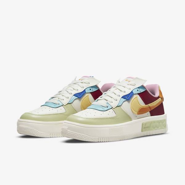 Nike Air Force 1 Fontanka Ženske Tenisice Bordo Zlatne | NK509NAW