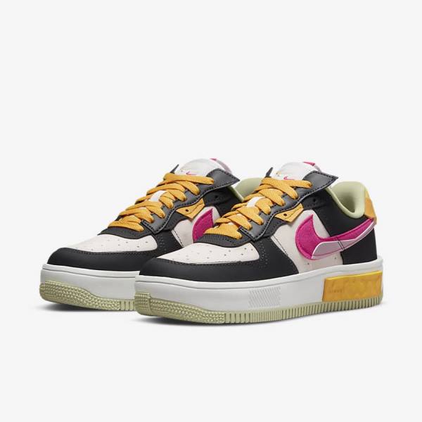 Nike Air Force 1 Fontanka Ženske Tenisice Bijele Ljubičaste Roze | NK640BNH