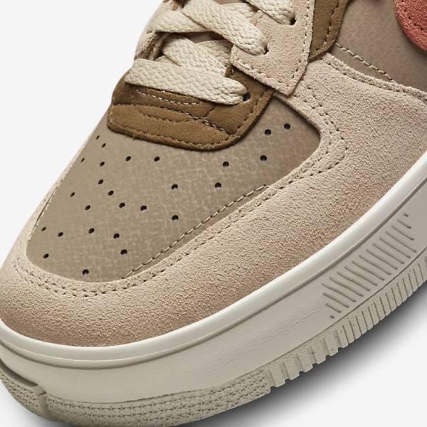 Nike Air Force 1 Fontanka Ženske Tenisice Bordo Kaki Boja | NK746BTR