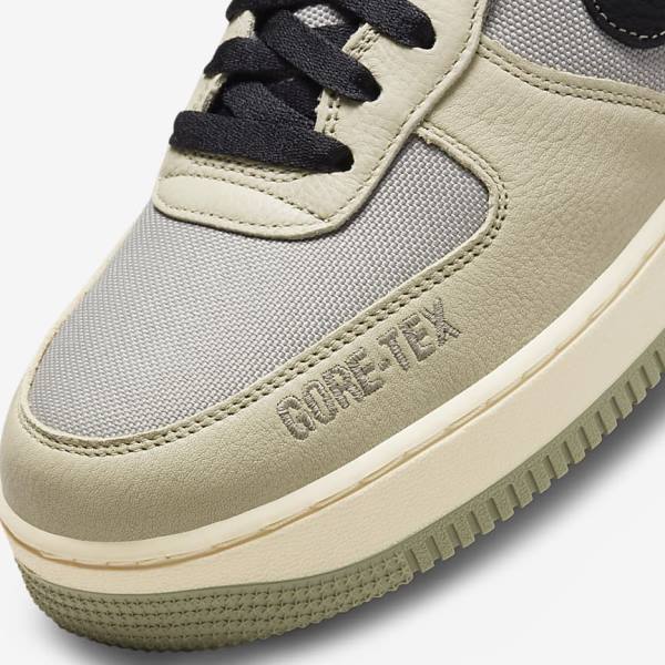 Nike Air Force 1 GTX Muške Tenisice Kaki Boja Bijele Crne | NK436WMC