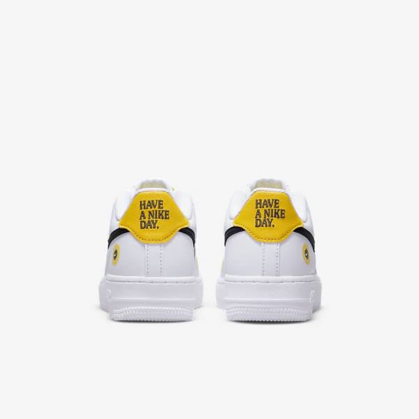 Nike Air Force 1 LV8 Older Dječje Tenisice Bijele Crne | NK501HDV