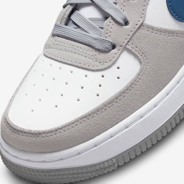 Nike Air Force 1 LV8 Older Dječje Tenisice Svijetlo Sive Bijele Svijetlo Sive | NK506NLE