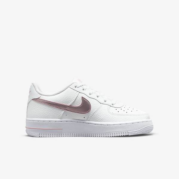 Nike Air Force 1 Older Dječje Tenisice Bijele Roze | NK375RTZ