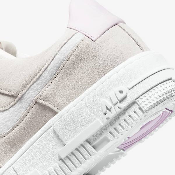 Nike Air Force 1 Pixel Ženske Tenisice Bijele Svijetlo Bež Roze | NK340FVU