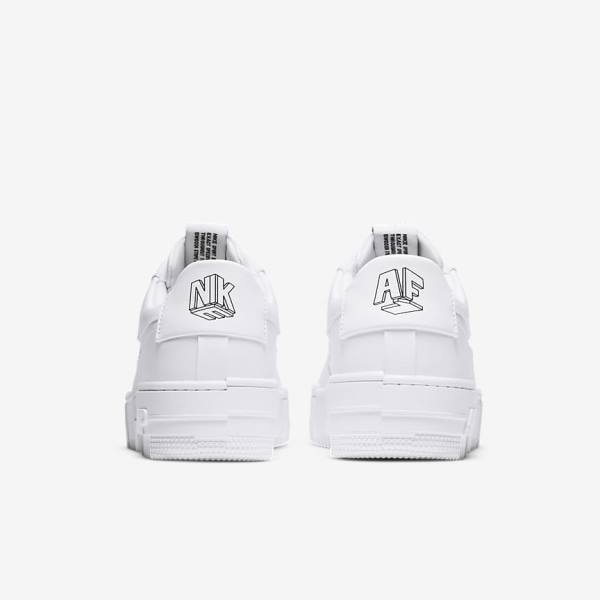 Nike Air Force 1 Pixel Ženske Tenisice Bijele Crne Bijele | NK874BFD