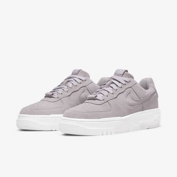 Nike Air Force 1 Pixel Ženske Tenisice Sive Bijele Sive | NK140FCW