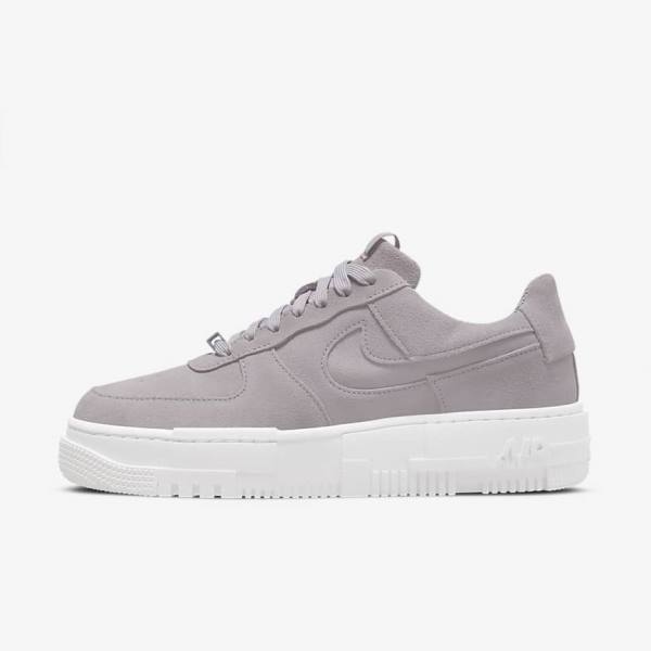 Nike Air Force 1 Pixel Ženske Tenisice Sive Bijele Sive | NK140FCW