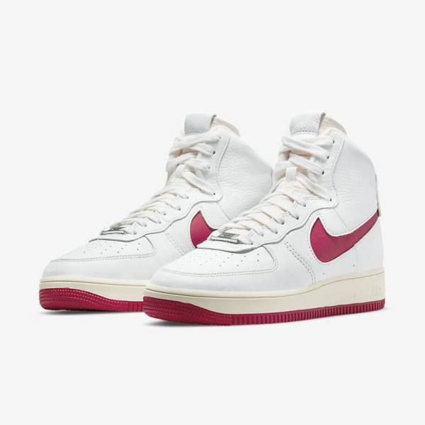 Nike Air Force 1 Sculpt Ženske Tenisice Bijele Crvene | NK368UNQ