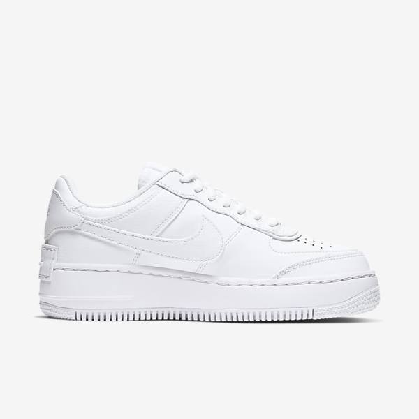 Nike Air Force 1 Shadow Ženske Tenisice Bijele | NK605TPW