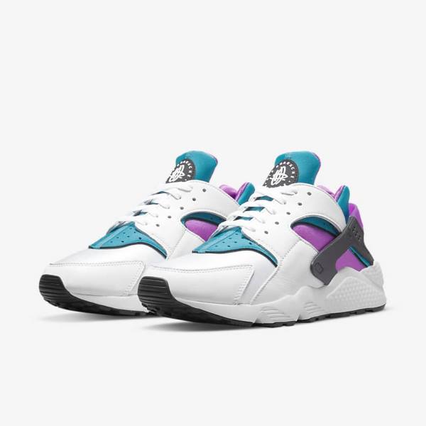 Nike Air Huarache Muške Tenisice Bijele Crne | NK230BDN