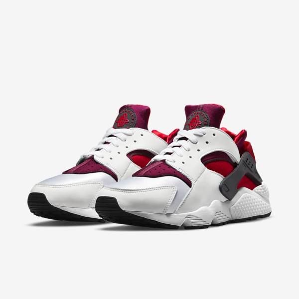 Nike Air Huarache Muške Tenisice Bijele Crvene Crne Crvene | NK831STR