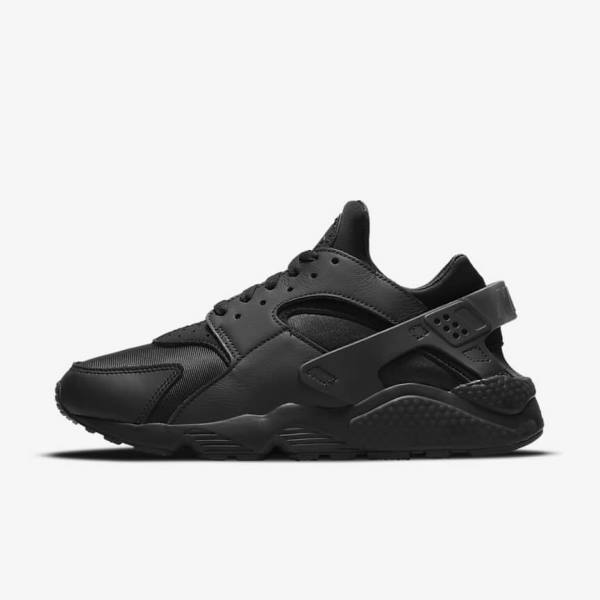 Nike Air Huarache Muške Tenisice Crne Tamno Sive | NK492NUB