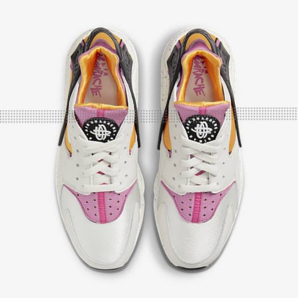 Nike Air Huarache Muške Tenisice Svijetlo Bež Zlatne Crne Roze | NK870HVB