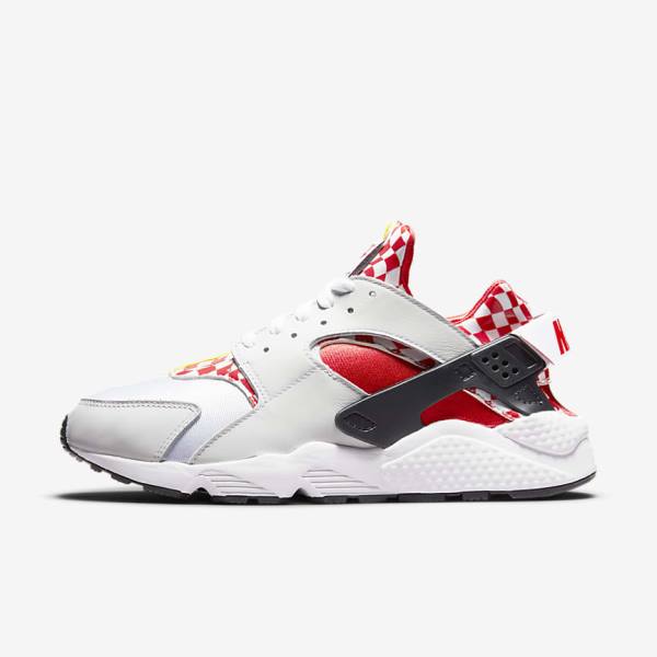 Nike Air Huarache Premium Liverpool F.C. Muške Tenisice Bijele Žute Crvene | NK507ALM