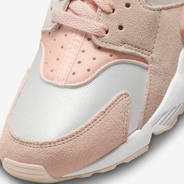 Nike Air Huarache Ženske Tenisice Bijele Kaki Boja Sive Svijetlo | NK145XPJ