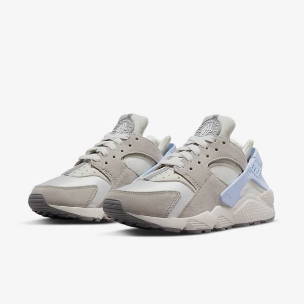 Nike Air Huarache Ženske Tenisice Bijele Sive | NK591VDC