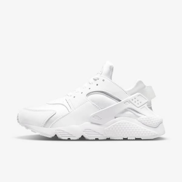 Nike Air Huarache Ženske Tenisice Bijele Platine | NK842ZWP