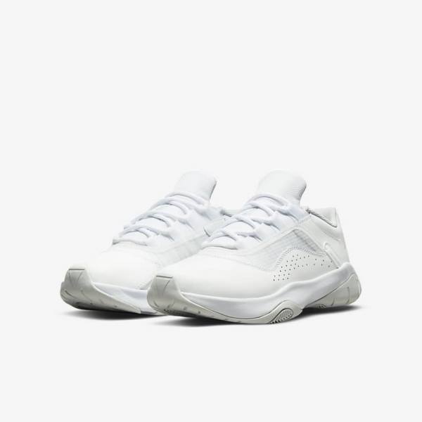 Nike Air Jordan 11 CMFT Low Older Dječje Tenisice Bijele Platine | NK180LXZ