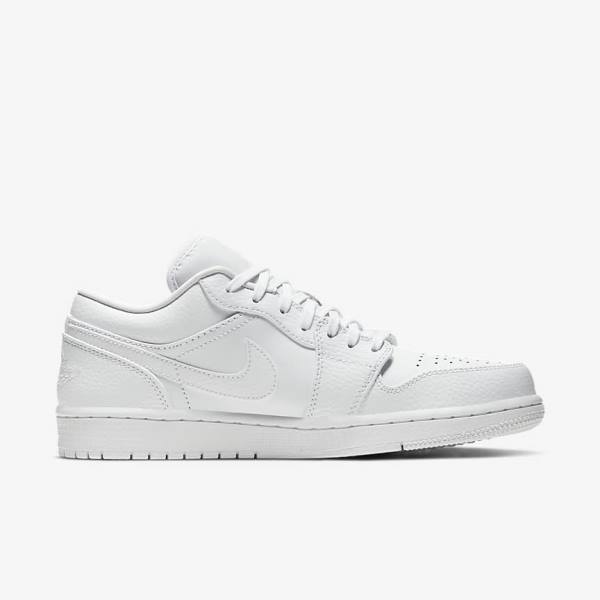 Nike Air Jordan 1 Low Muške Tenisice Bijele | NK302HFP