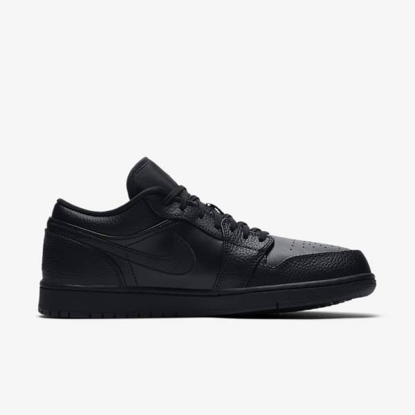 Nike Air Jordan 1 Low Muške Tenisice Crne | NK032HQN