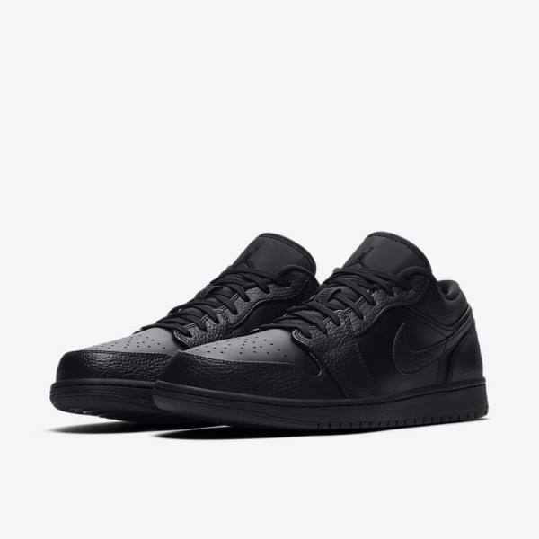 Nike Air Jordan 1 Low Muške Tenisice Crne | NK032HQN