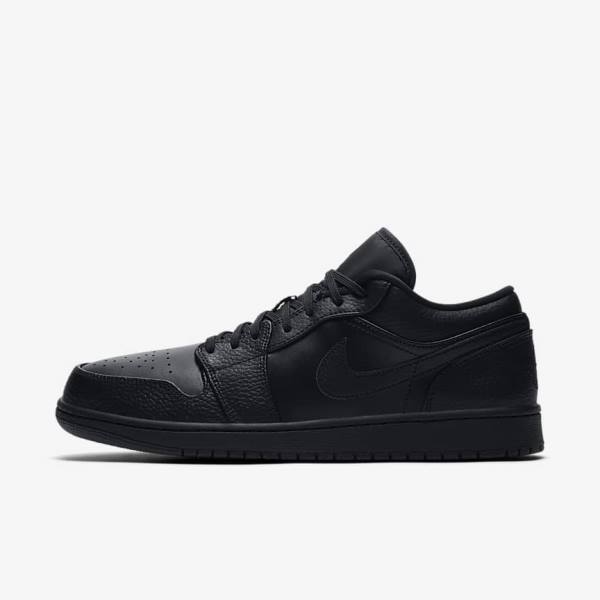 Nike Air Jordan 1 Low Muške Tenisice Crne | NK032HQN