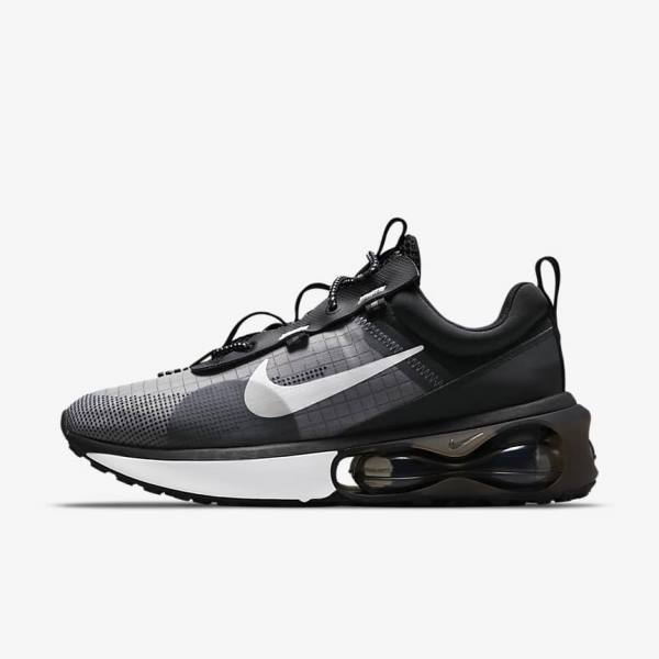 Nike Air Max 2021 Muške Tenisice Crne Sive Bijele | NK690YSC