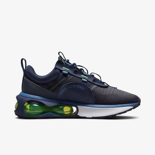 Nike Air Max 2021 Muške Tenisice Obsidijanske Svijetlo Zelene Plave Bijele | NK189CUS