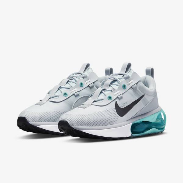 Nike Air Max 2021 Ženske Tenisice Platine Tirkizne Sive Crne | NK492SAW