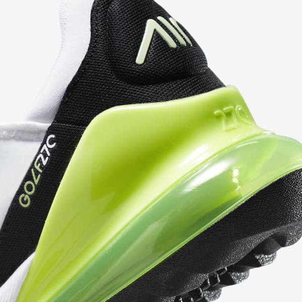 Nike Air Max 270 G Ženske Cipele za golf Bijele Crne | NK405IMG