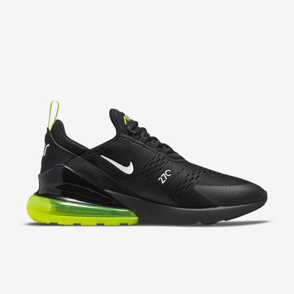 Nike Air Max 270 Muške Tenisice Crne Srebrne Bijele | NK698CMK