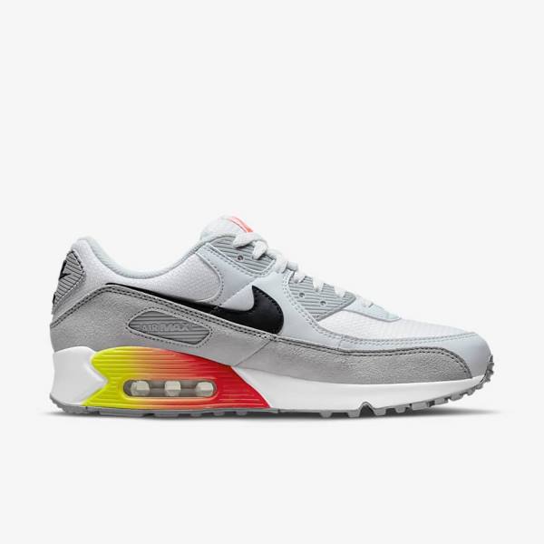 Nike Air Max 90 Air Max Month Muške Tenisice Sive Svijetlo Crvene Crne | NK498EQJ