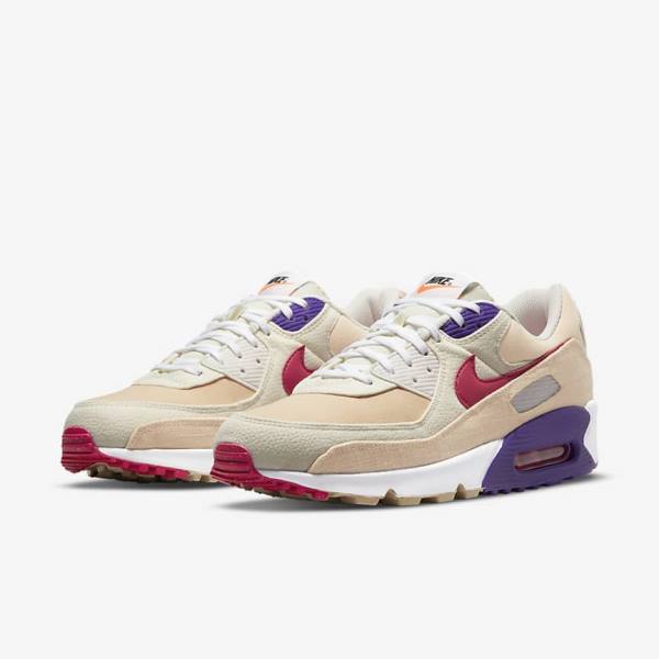 Nike Air Max 90 Muške Tenisice Roze | NK175LPJ