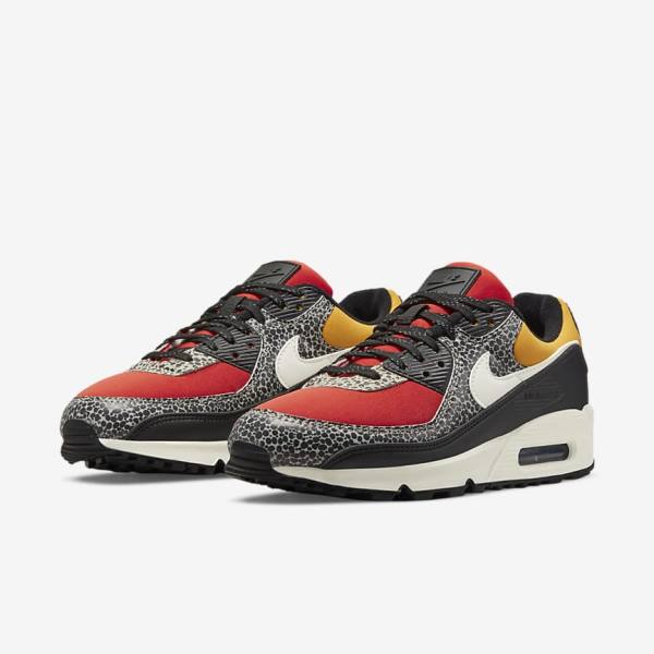 Nike Air Max 90 SE Ženske Tenisice Crne Crvene | NK849WEV